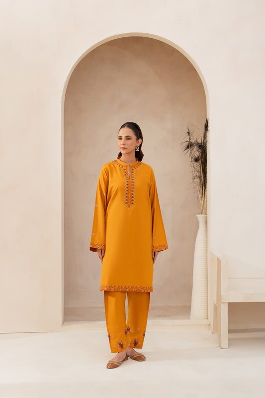 Naaz Embroidered Suit - 2 pc