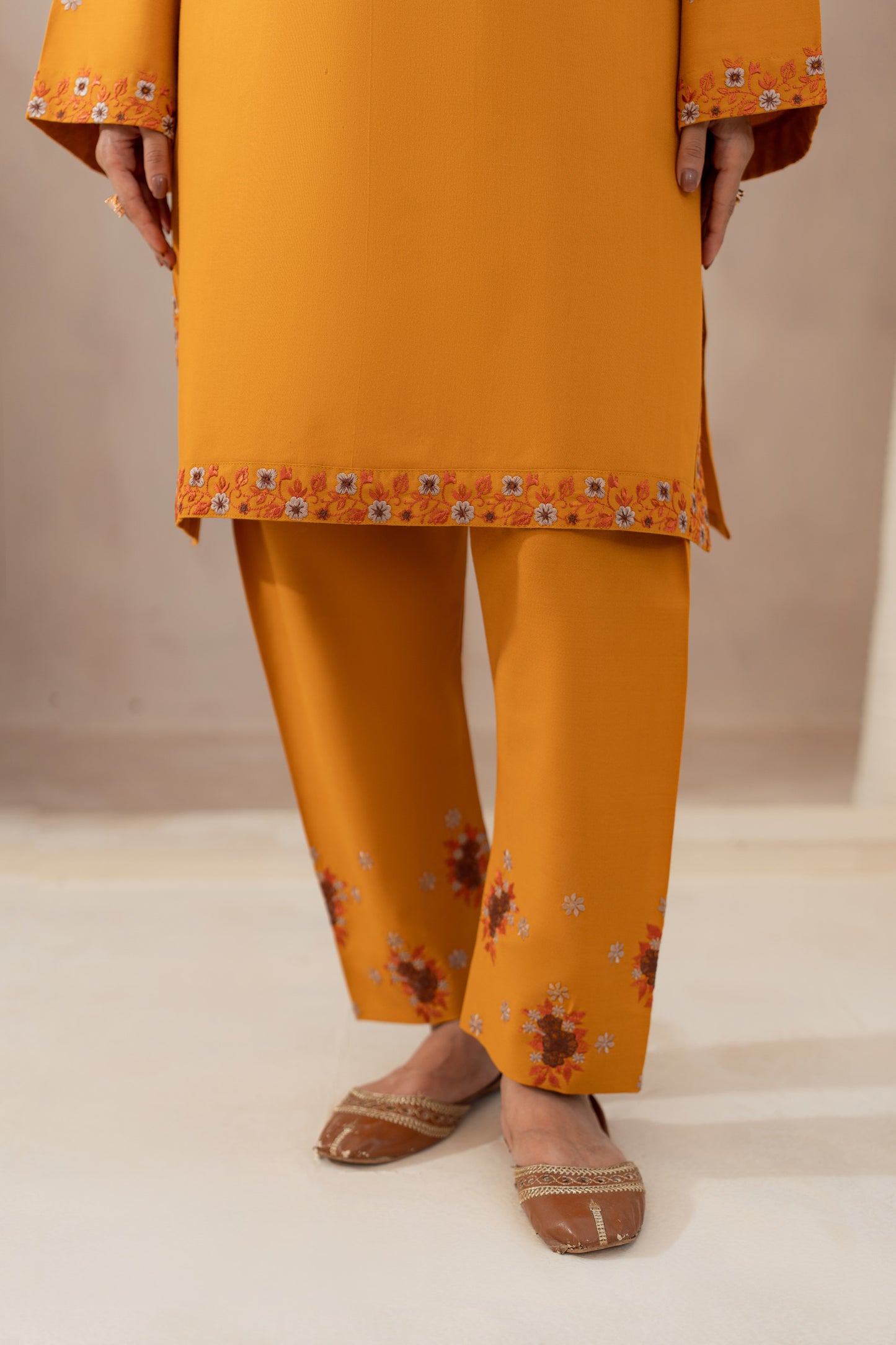 Naaz Embroidered Suit - 2 pc