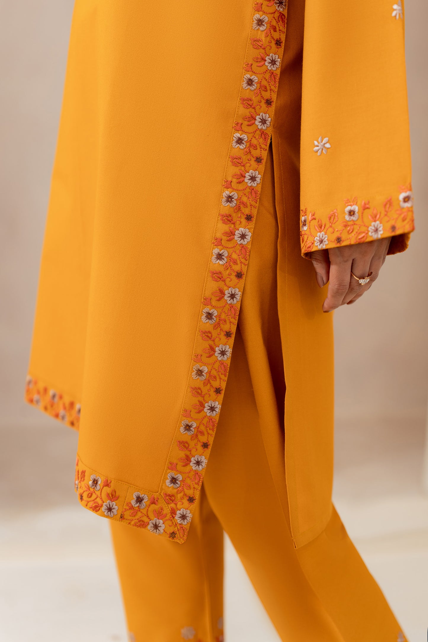 Naaz Embroidered Suit - 2 pc