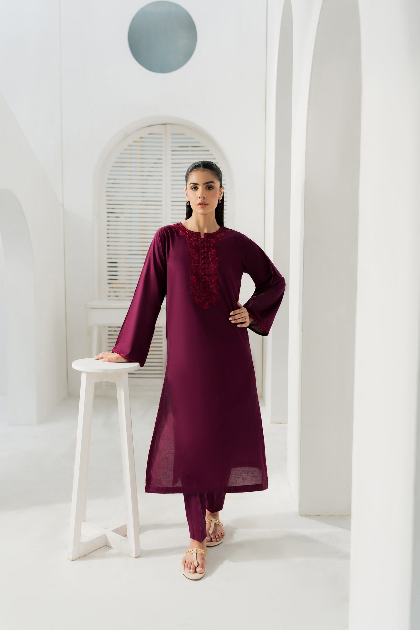 Alaya - 2pc Embroidered Suit